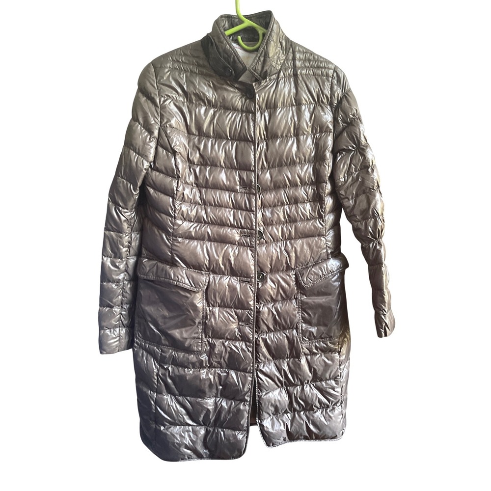 Jan Mayen Beige Goose Down Long Puffer Jacket S
